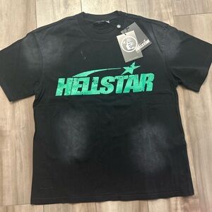 Hellstar Black T-Shirt 🖤💚